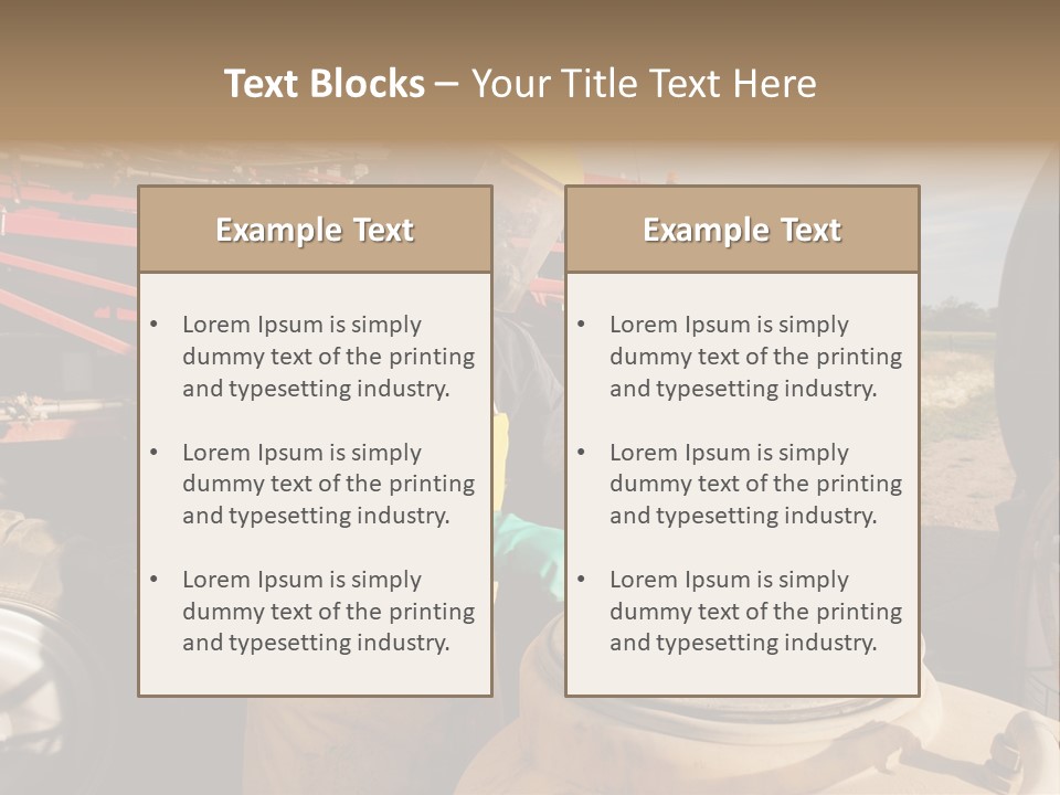 Mask Visor Landscape PowerPoint Template