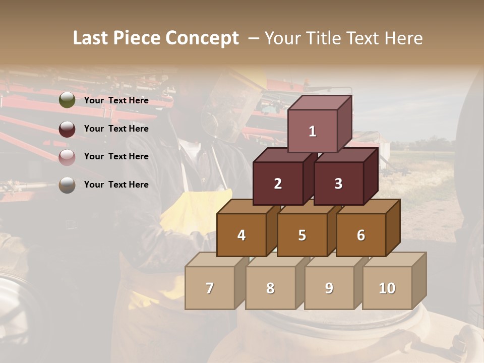 Mask Visor Landscape PowerPoint Template