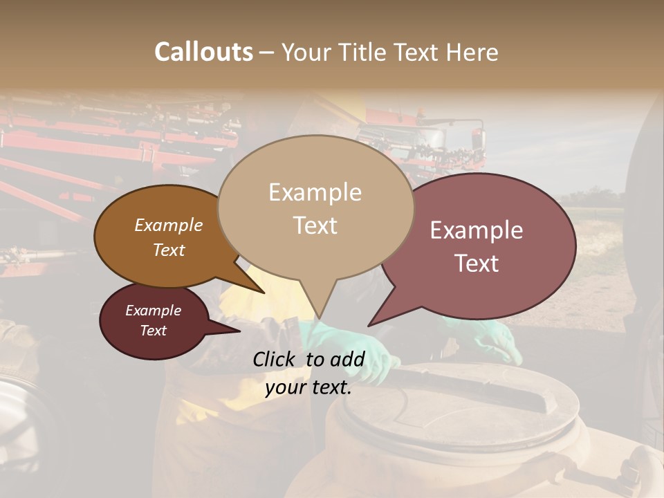 Mask Visor Landscape PowerPoint Template