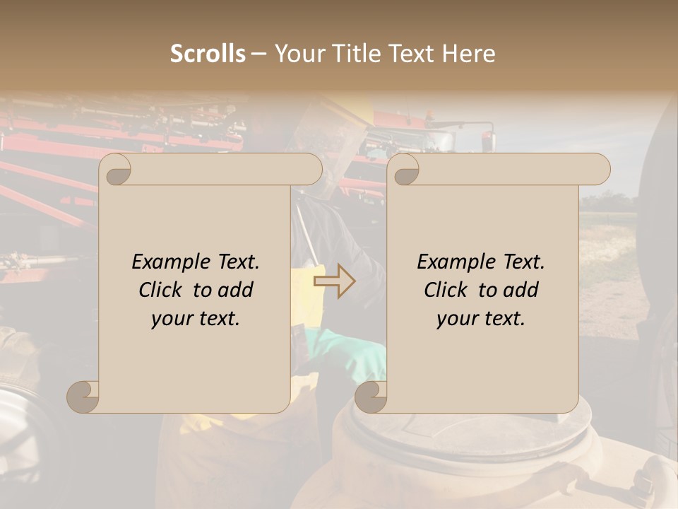 Mask Visor Landscape PowerPoint Template