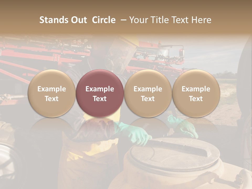 Mask Visor Landscape PowerPoint Template