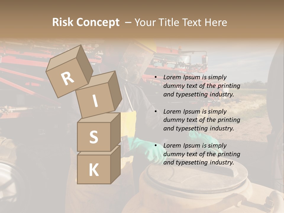 Mask Visor Landscape PowerPoint Template