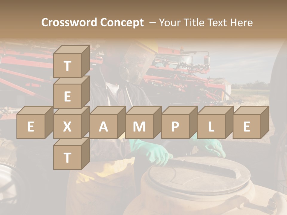 Mask Visor Landscape PowerPoint Template