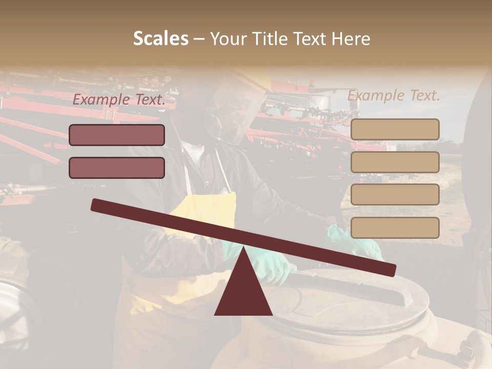 Mask Visor Landscape PowerPoint Template