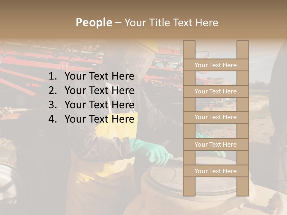 Mask Visor Landscape PowerPoint Template