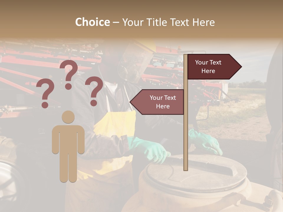 Mask Visor Landscape PowerPoint Template