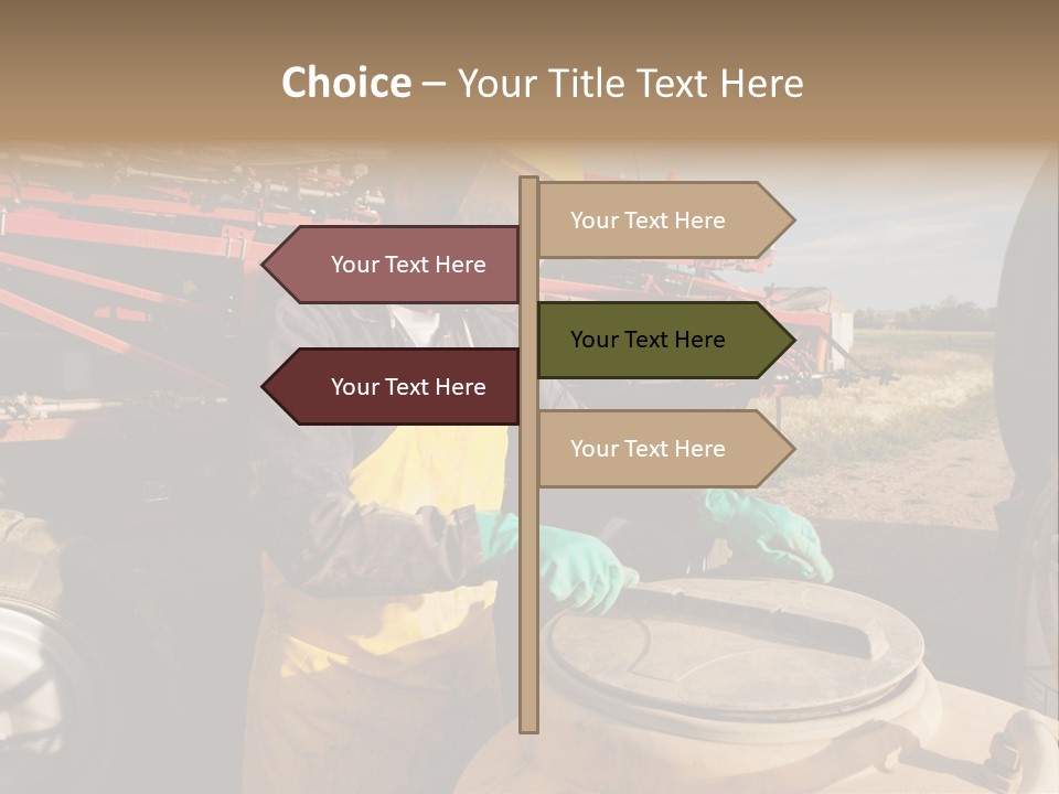 Mask Visor Landscape PowerPoint Template