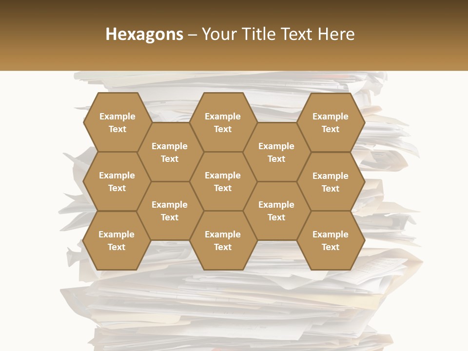 White Office File PowerPoint Template