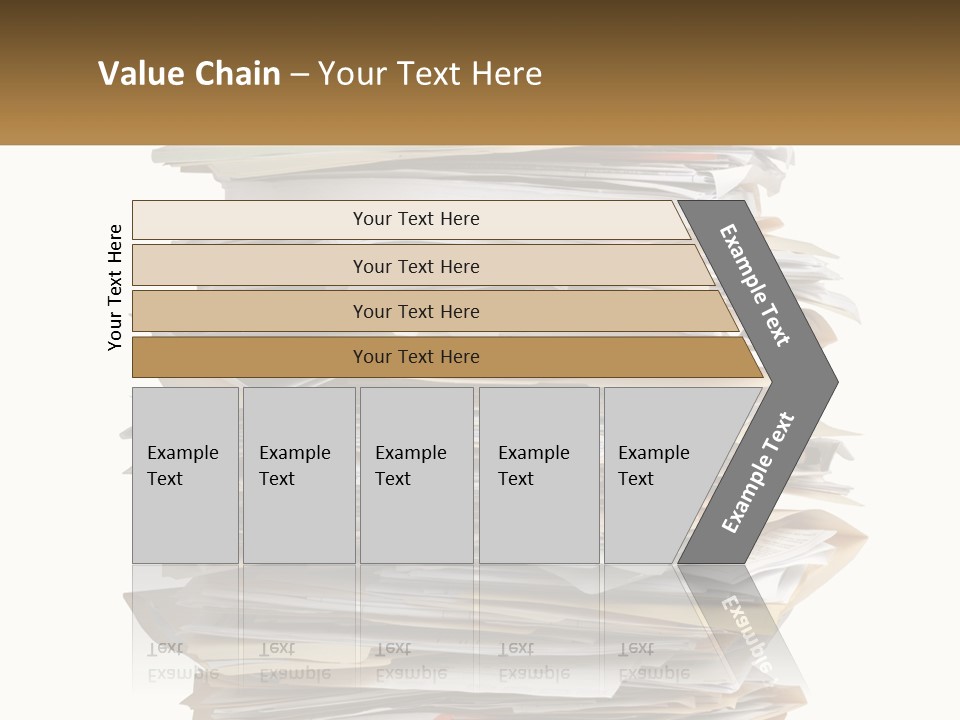 White Office File PowerPoint Template
