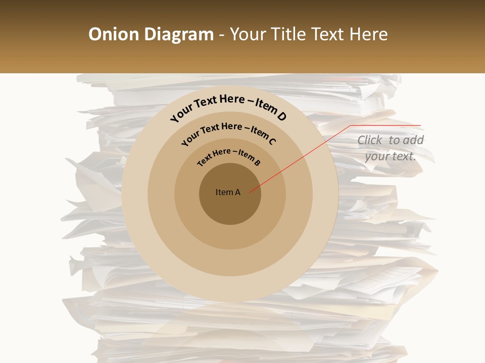 White Office File PowerPoint Template