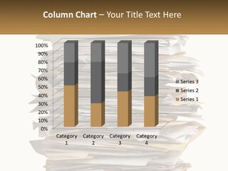 White Office File PowerPoint Template