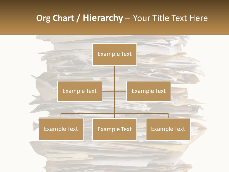 White Office File PowerPoint Template