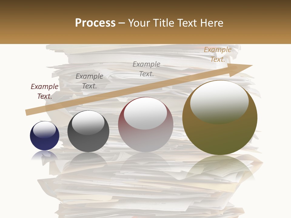 White Office File PowerPoint Template