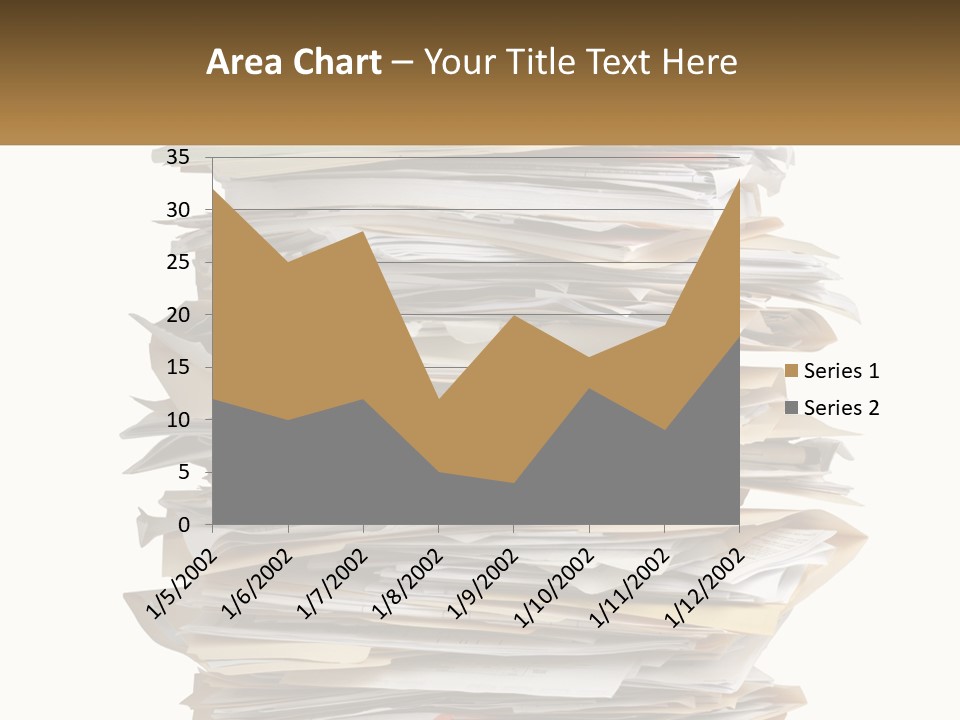 White Office File PowerPoint Template