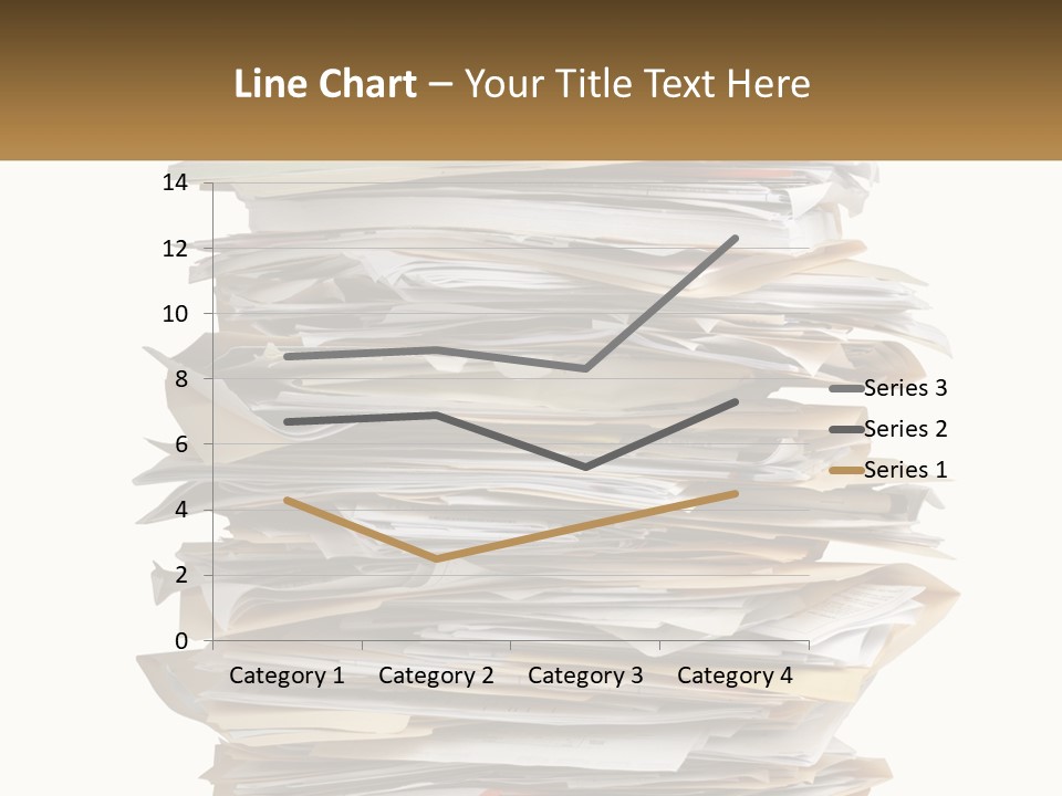 White Office File PowerPoint Template