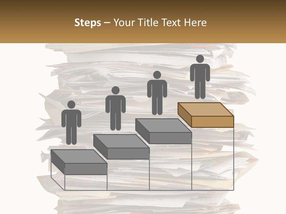 White Office File PowerPoint Template