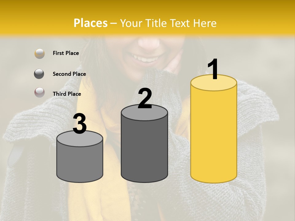 Autumn Face Cheerful PowerPoint Template