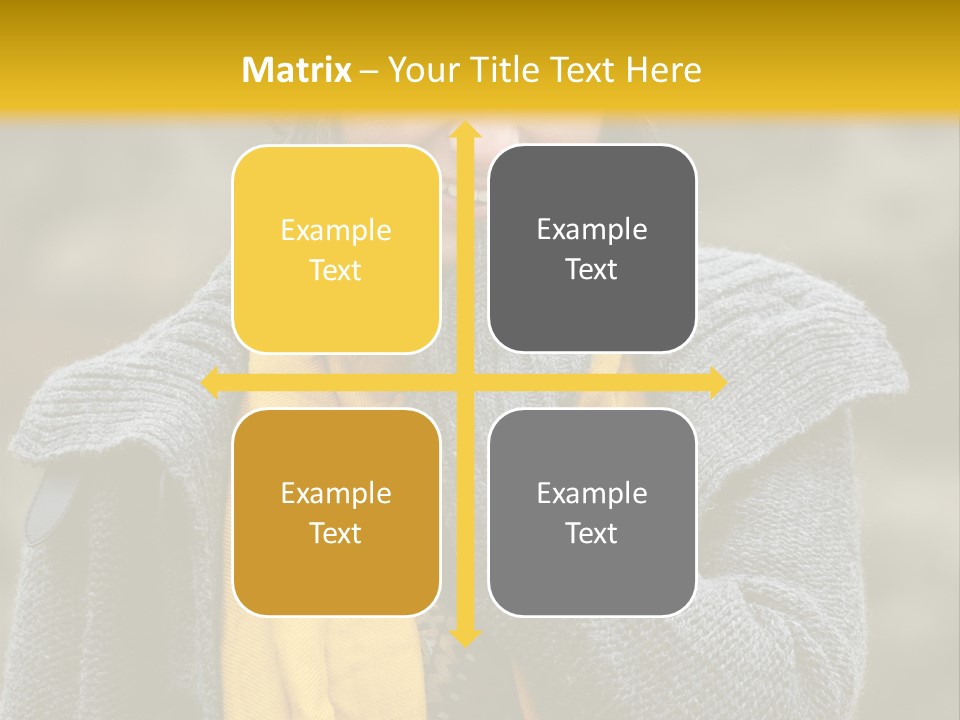 Autumn Face Cheerful PowerPoint Template