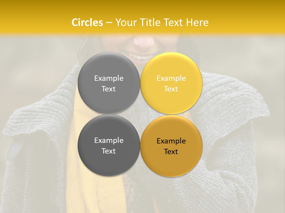 Autumn Face Cheerful PowerPoint Template