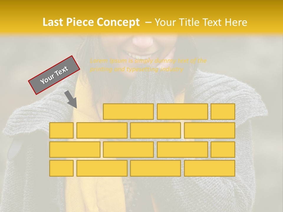 Autumn Face Cheerful PowerPoint Template