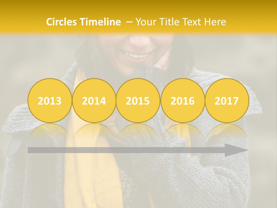 Autumn Face Cheerful PowerPoint Template