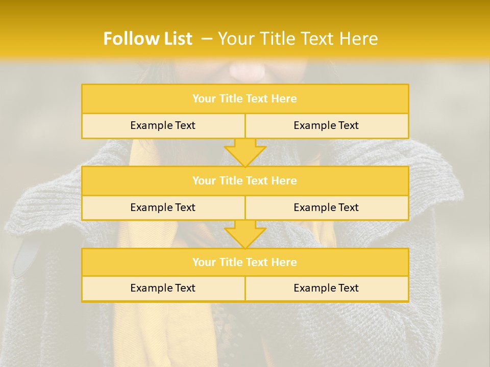 Autumn Face Cheerful PowerPoint Template