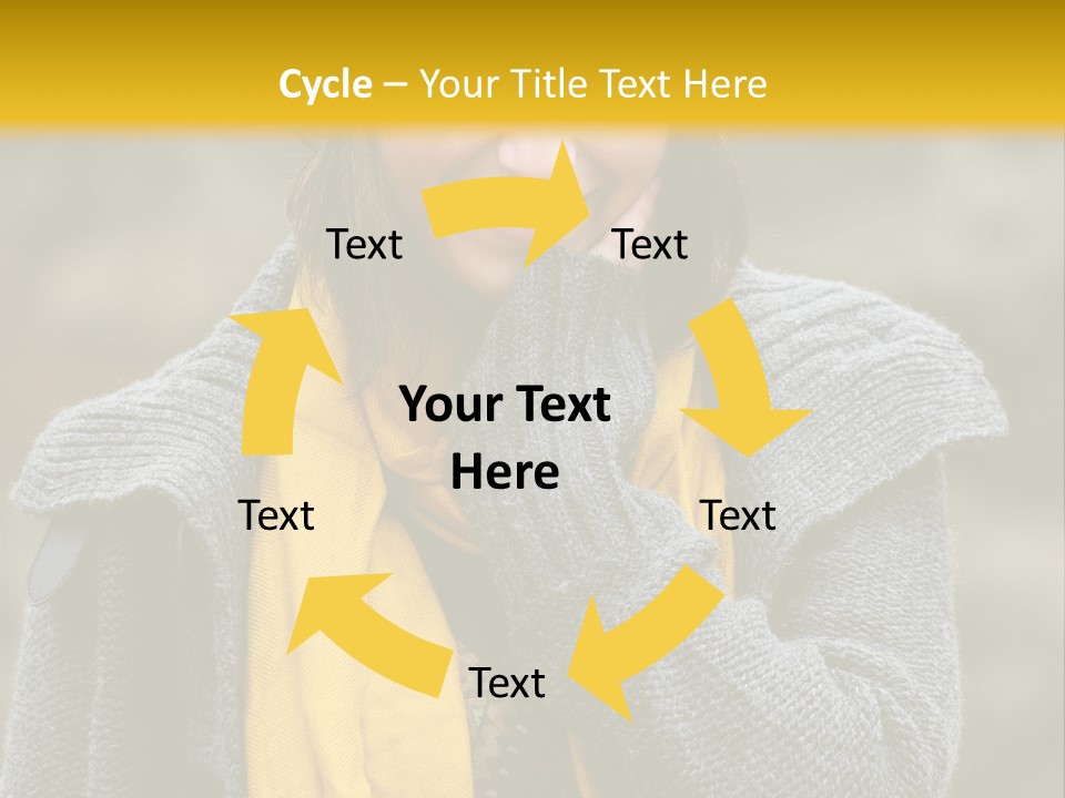 Autumn Face Cheerful PowerPoint Template