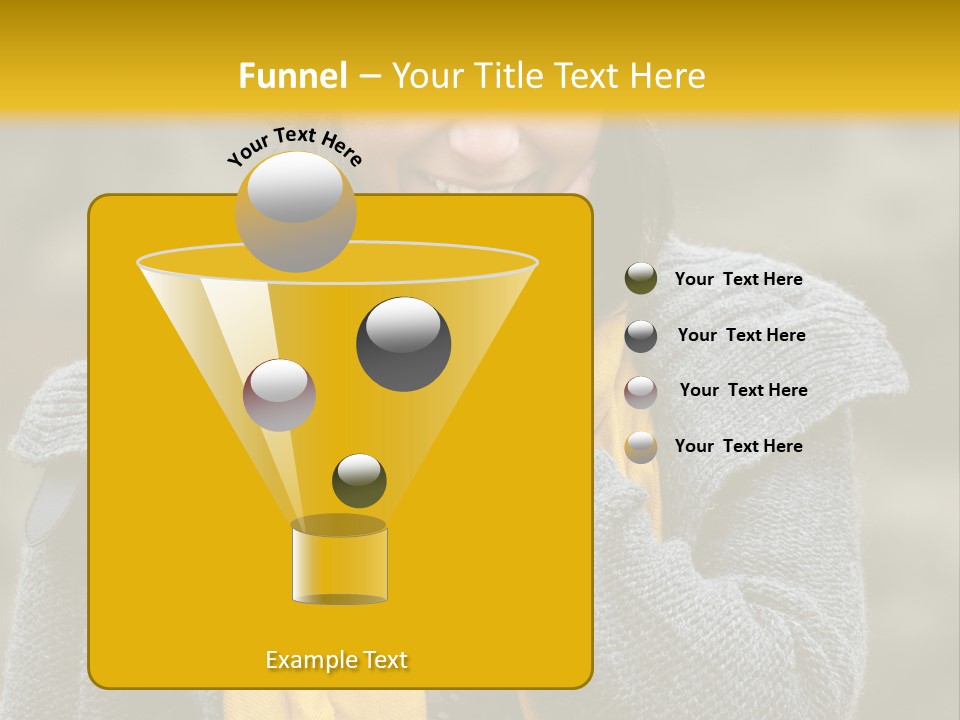 Autumn Face Cheerful PowerPoint Template