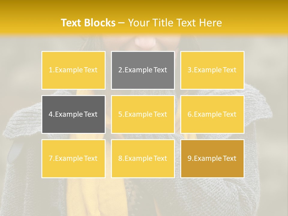 Autumn Face Cheerful PowerPoint Template