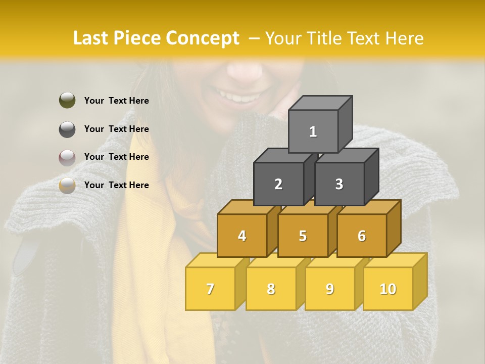 Autumn Face Cheerful PowerPoint Template