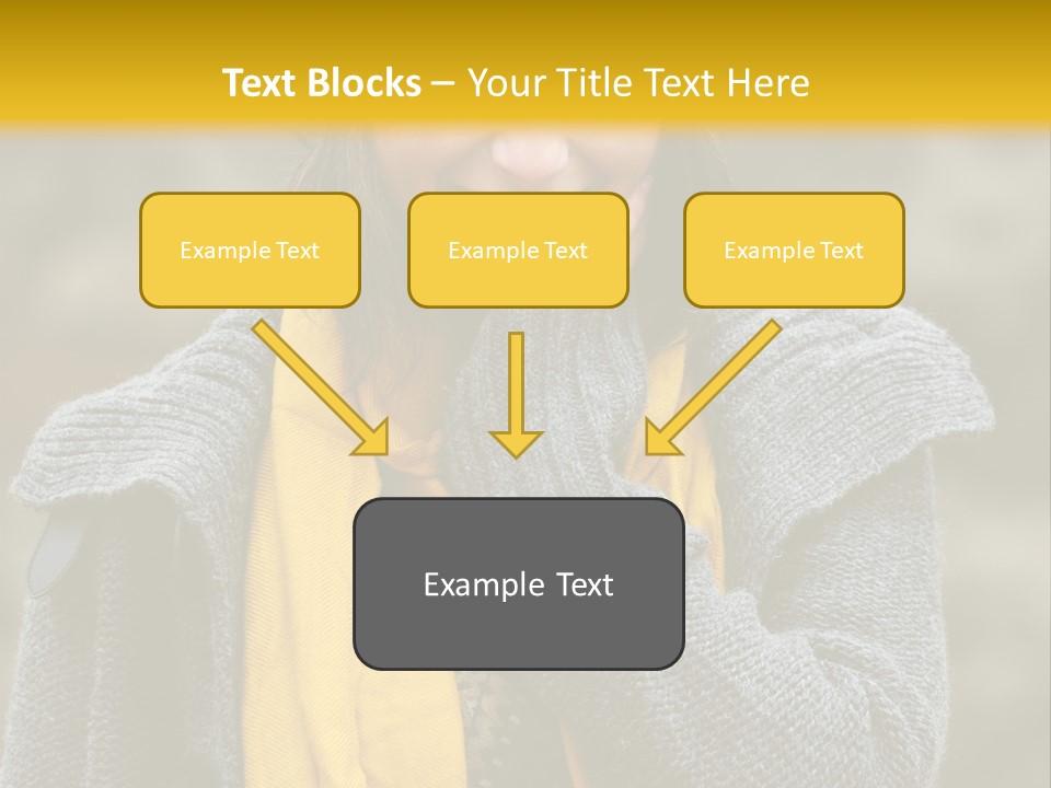 Autumn Face Cheerful PowerPoint Template