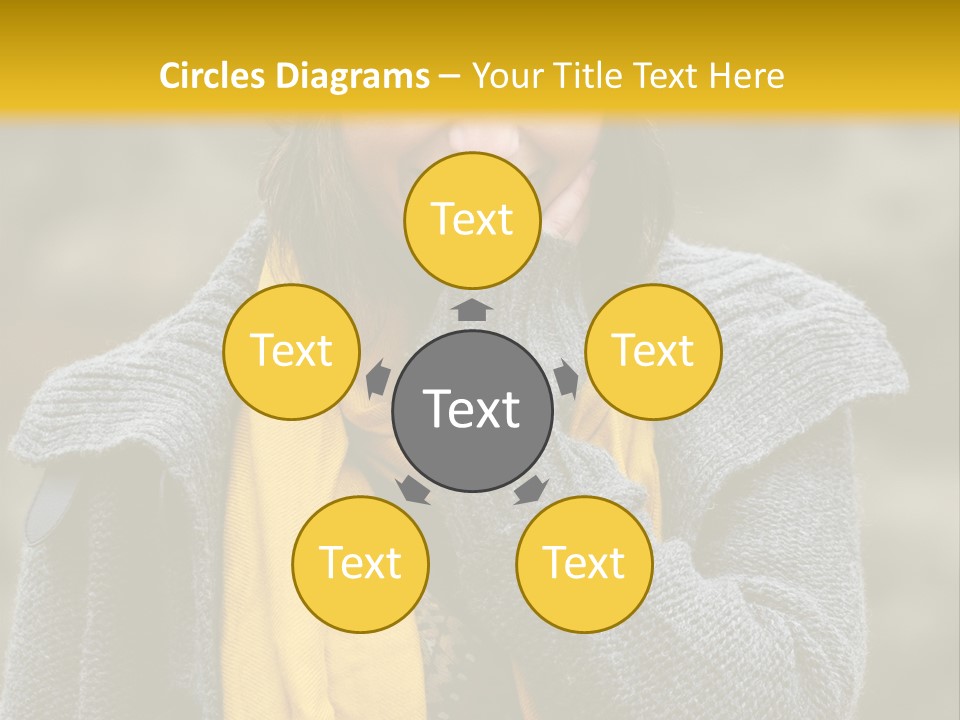 Autumn Face Cheerful PowerPoint Template