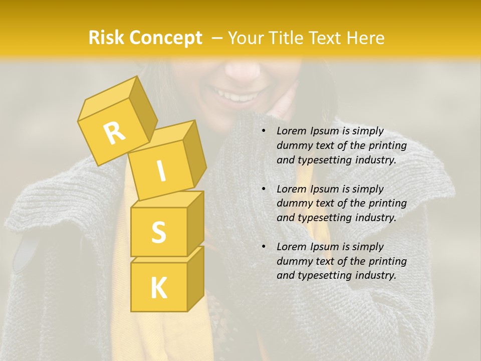 Autumn Face Cheerful PowerPoint Template