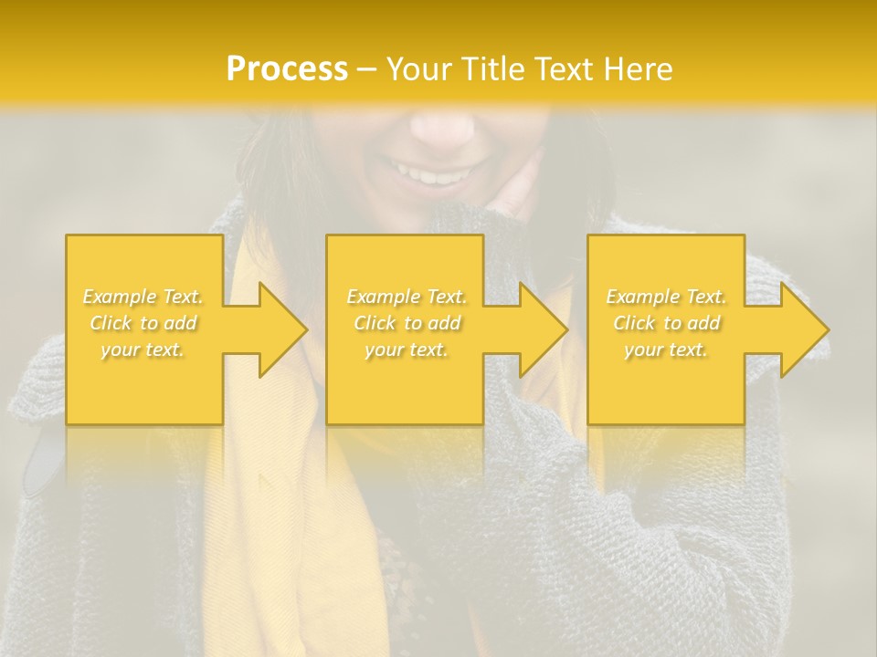 Autumn Face Cheerful PowerPoint Template