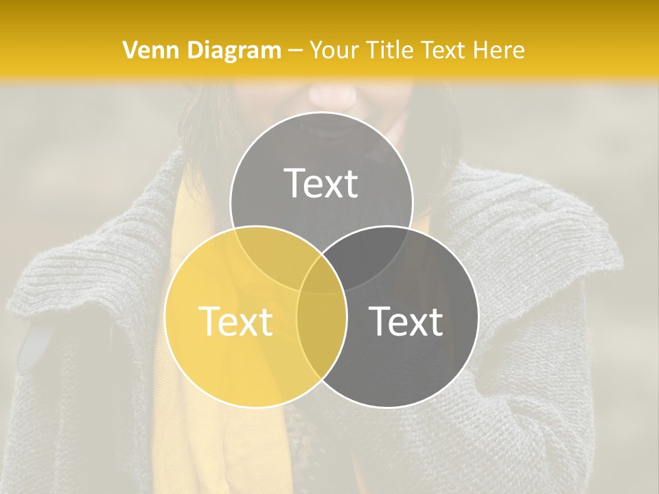 Autumn Face Cheerful PowerPoint Template