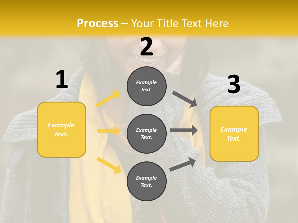 Autumn Face Cheerful PowerPoint Template