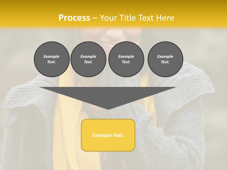 Autumn Face Cheerful PowerPoint Template