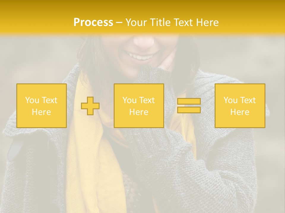 Autumn Face Cheerful PowerPoint Template