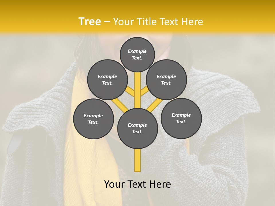 Autumn Face Cheerful PowerPoint Template