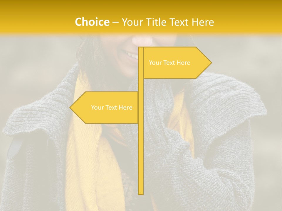 Autumn Face Cheerful PowerPoint Template