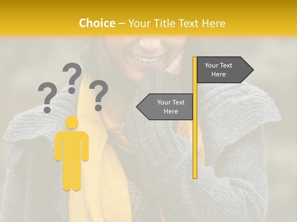 Autumn Face Cheerful PowerPoint Template