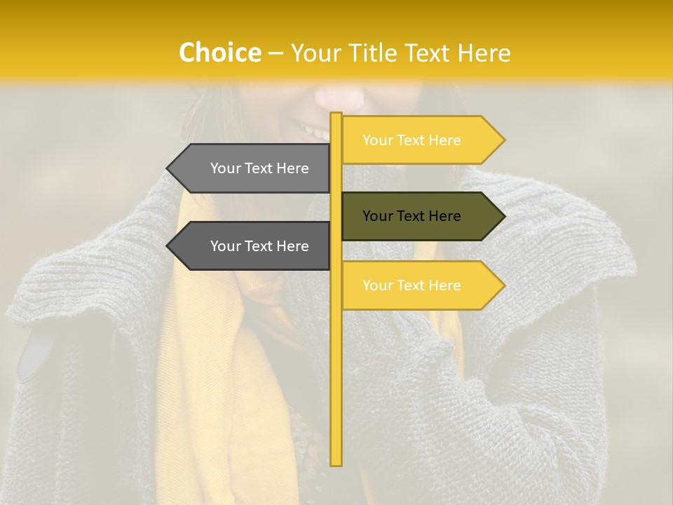 Autumn Face Cheerful PowerPoint Template