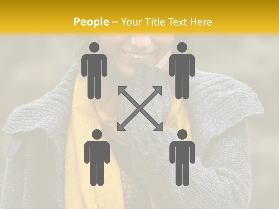 Autumn Face Cheerful PowerPoint Template