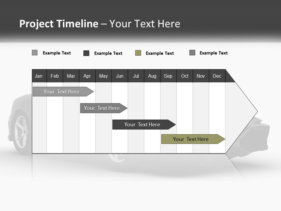 Vehicle Tire Transportation PowerPoint Template