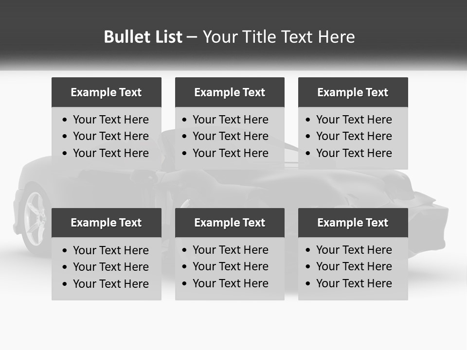 Vehicle Tire Transportation PowerPoint Template