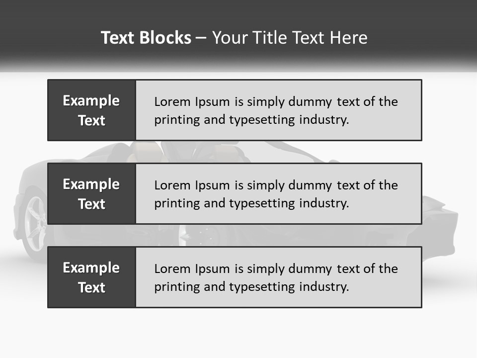 Vehicle Tire Transportation PowerPoint Template