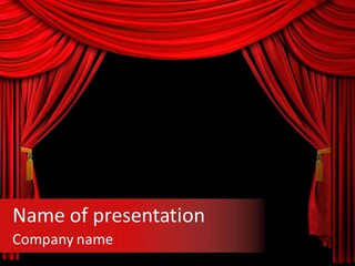 Drama Stage Act PowerPoint Template