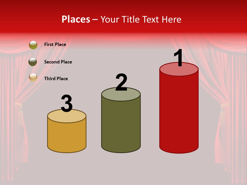 Drama Stage Act PowerPoint Template