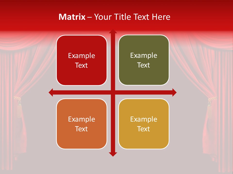 Drama Stage Act PowerPoint Template