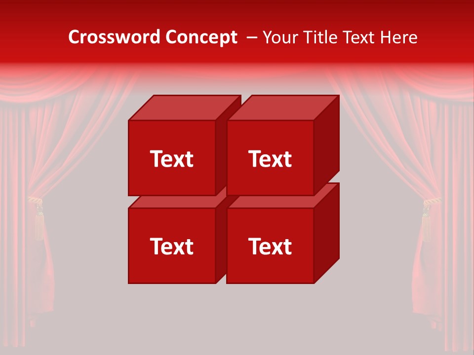 Drama Stage Act PowerPoint Template